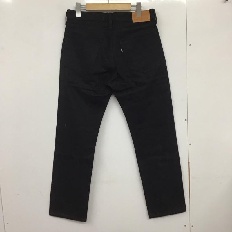 リーバイスメイドアンドクラフテッド Levi s Made & Crafted パンツ デニム、ジーンズ デニムパンツ スリムパンツ カジュアルパンツ 31インチ 無地 黒 / ブラック / メンズ USED 古着 中古 10133316