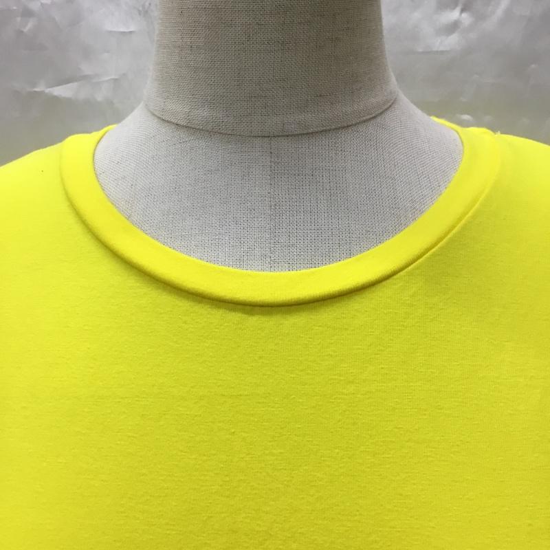 ザラ ZARA Tシャツ 半袖 2335 159 300 ショート丈 クロップド丈 XS 無地 黄 / イエロー / レディース USED 古着 中古 10115558