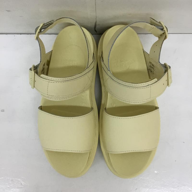 ドクターマーチン Dr.Martens サンダル サンダル VOSS MONO 27330282 US:7 ロゴ、文字 黄 / イエロー / レディース USED 古着 中古 10133780