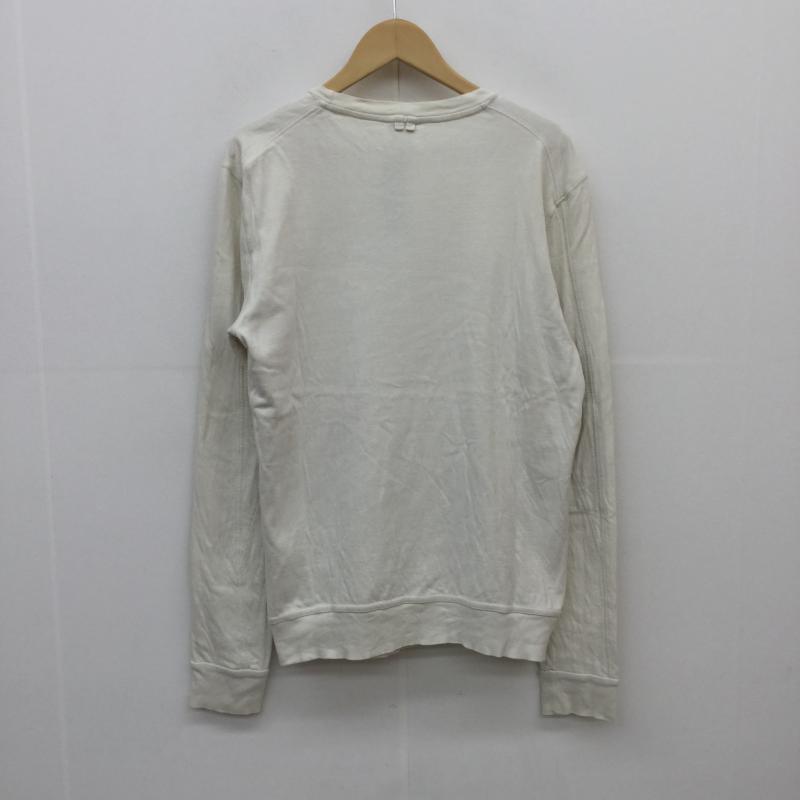 ディーゼル DIESEL Tシャツ 長袖 M ロゴ、文字 白 / ホワイト / X 青 / ブルー / X 赤 / レッド / メンズ USED 古着 中古 10034601