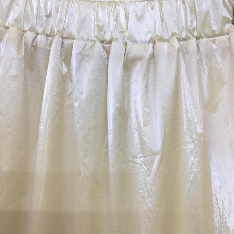 エヘカソポ ehka sopo スカート ロングスカート M 無地 白 / ホワイト / レディース USED 古着 中古 10133813
