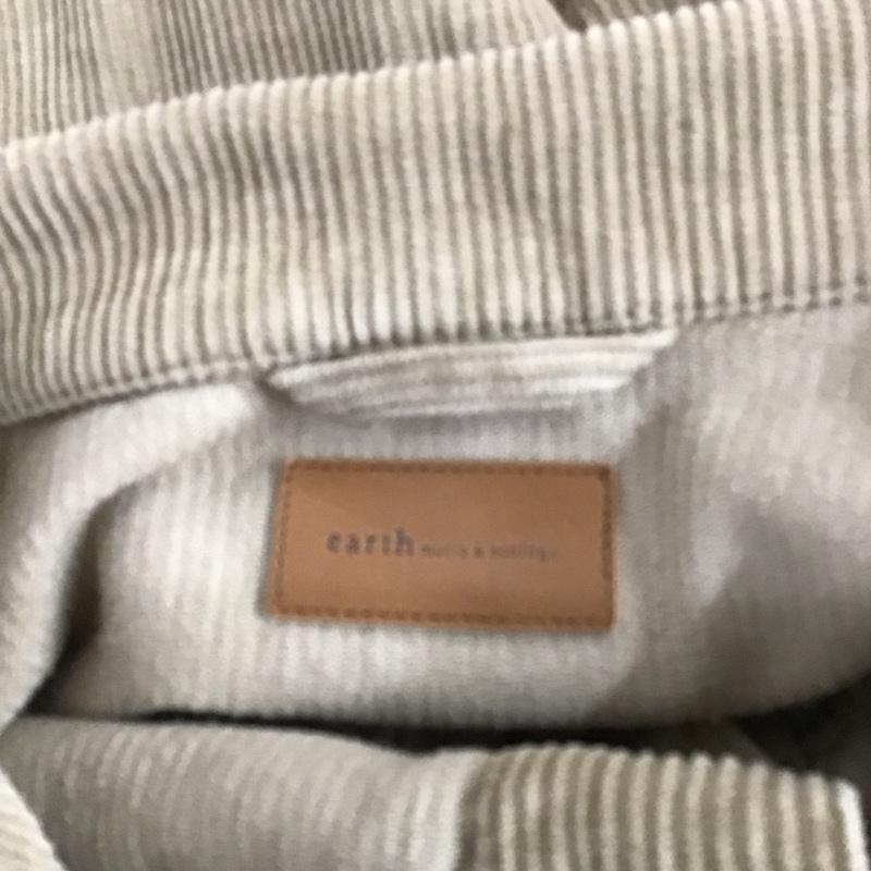 アースミュージックアンドエコロジー earth music&ecology ジャケット、上着 ジャケット、ブレザー Y0183I10020 COTTON USAコーデュロイ BIG Gジャン FREE 無地 ベージュ / ベージュ / レディース USED 古着 中古 10109044
