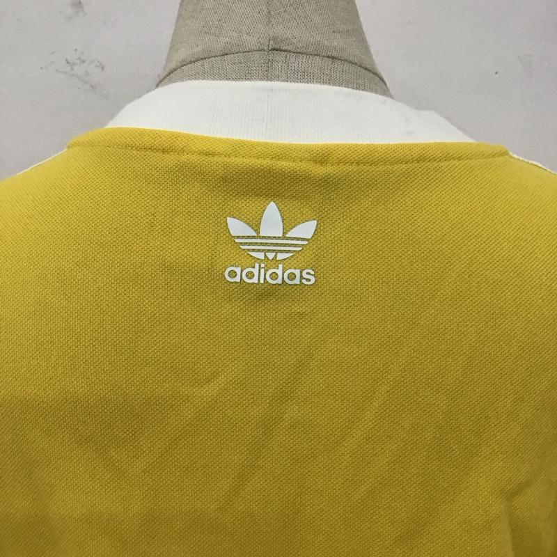 アディダス adidas Tシャツ 半袖 FL4141 フィオルッチ Vネック 天使 S プリント 黄 / イエロー / レディース USED 古着 中古 10121090
