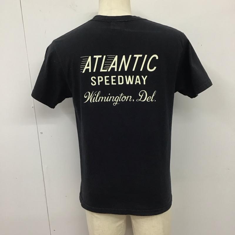 フェローズ Pherrow s Tシャツ 半袖 半袖カットソー プリントTシャツ クルーネックカットソー 38 プリント 紺 / ネイビー /  メンズ USED 古着 中古 10113150