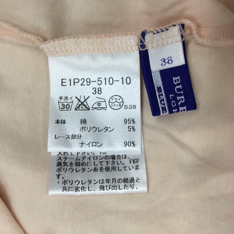 バーバリーブルーレーベル BURBERRY BLUE LABEL キャミソール キャミソール E1P29-510-10 フリル 38 ワンポイント 桃 / ピンク / レディース USED 古着 中古 10118173