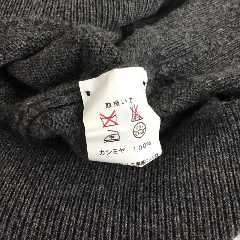 ブルックスブラザーズ BROOKS BROTHERS ニット、セーター 長袖 長袖ニットカットソー ニット セーター タートルネックニット S 無地 灰 / グレー / メンズ USED 古着 中古 10113611