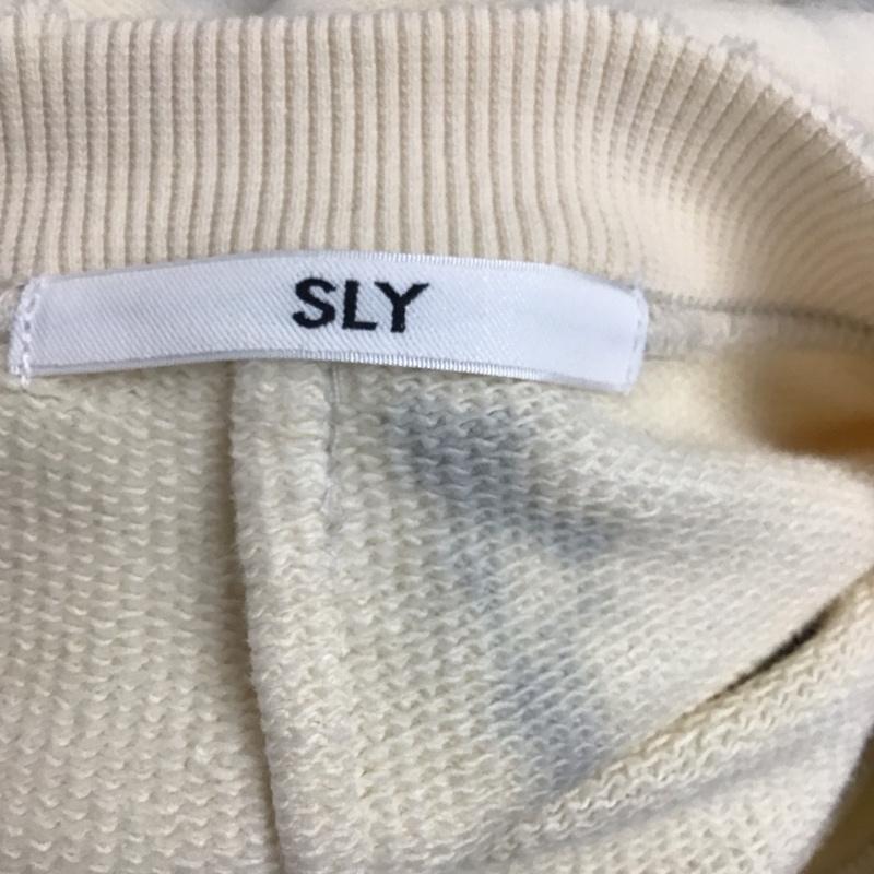 スライ SLY トレーナー 長袖 030eay80-6670 OVER BLEACH DAMAGE SW トップス FREE 総柄 マルチカラー / マルチカラー / レディース USED 古着 中古 10119784