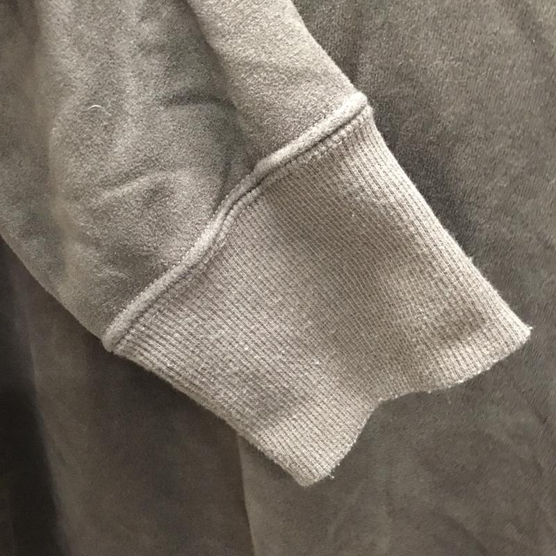 インヘリット INHERIT トレーナー 長袖 18-070-720-5000-3-0 フェイクスウェードロングスリーブTシャツ M 無地 茶 / ブラウン /  メンズ USED 古着 中古 10119005