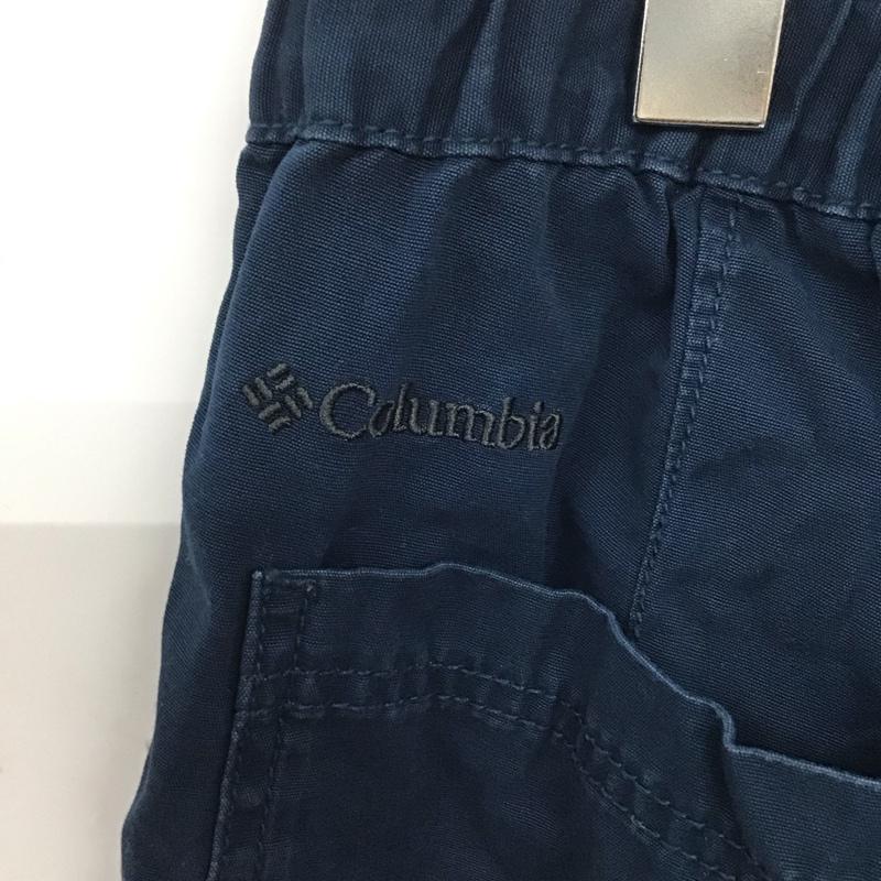 コロンビア Columbia パンツ ショートパンツ ショートパンツ ハーフパンツ カジュアルパンツ L 無地 紺 / ネイビー / メンズ USED 古着 中古 10133156