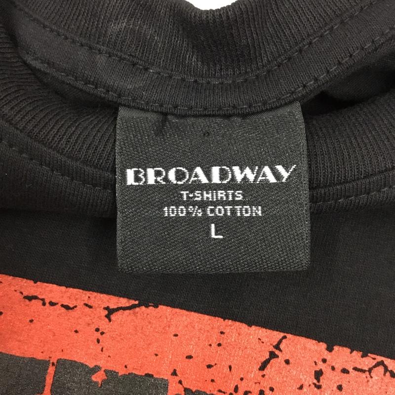 古着 USED Tシャツ 半袖 半袖カットソー プリントTシャツ クルーネックカットソー バンドTシャツ L プリント 黒 / ブラック / メンズ USED 古着 中古 10106921