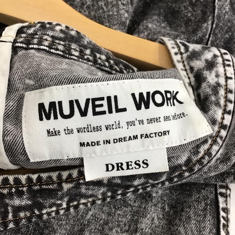 ミュベールワーク MUVEIL WORK ワンピース ミニスカート 38 マルチカラー / マルチカラー / レディース USED 古着 中古 10138152