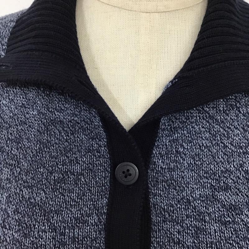 バーバリーゴルフ BURBERRY GOLF ベスト ベスト BGT97-853-28 ニット プルオーバー M ワンポイント 紺 / ネイビー / メンズ USED 古着 中古 10120395