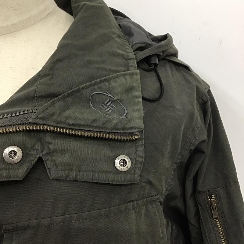 コロンビア Columbia ジャケット、上着 ジャケット、ブレザー ジップアップジャケット パーカージャケット アウター L 無地 緑 / グリーン /  メンズ USED 古着 中古 10125150