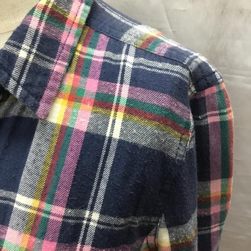ホリスター Hollister シャツ、ブラウス 長袖 チェック コットン A340100414015 S ワンポイント マルチカラー / マルチカラー / レディース USED 古着 中古 10118737