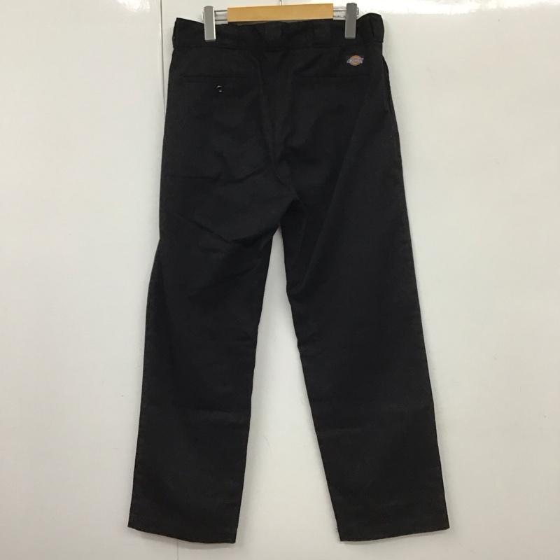 ディッキーズ Dickies パンツ ワークパンツ、ペインターパンツ ワークパンツ ワイドパンツ カジュアルパンツ 34 無地 黒 / ブラック / メンズ USED 古着 中古 10131345