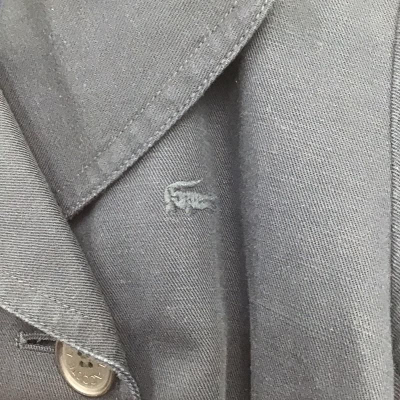 ラコステ LACOSTE ジャケット、上着 ジャケット、ブレザー カジュアルジャケット アウター カラージャケット 40 無地 紺 / ネイビー / レディース USED 古着 中古 10134096