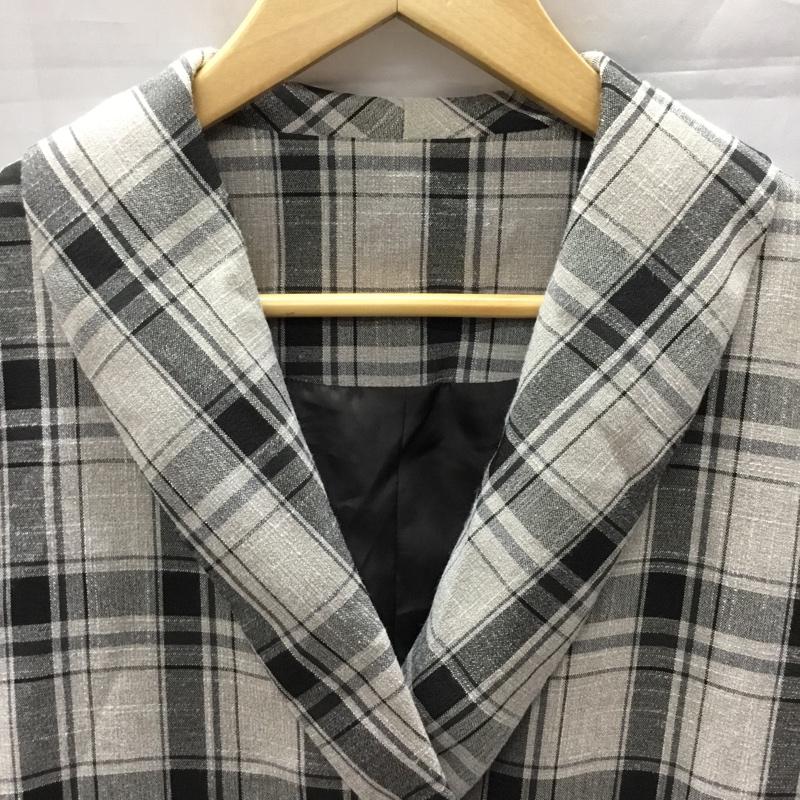メルロー merlot ジャケット、上着 ジャケット、ブレザー チェック マルチカラー / マルチカラー / レディース USED 古着 中古 10110757