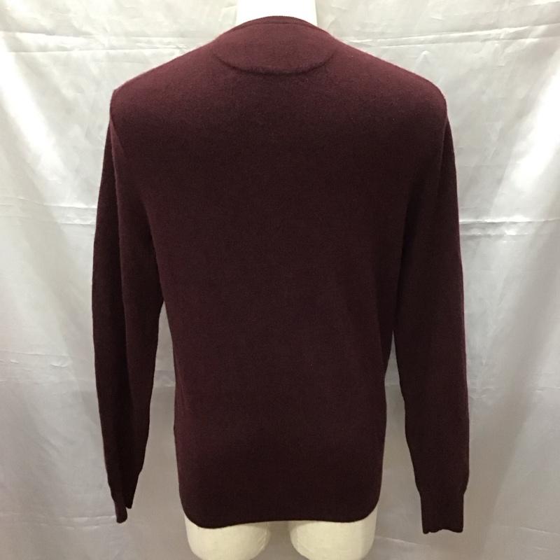 ポロバイラルフローレン Polo by RALPH LAUREN ニット、セーター 長袖 710876714006 クルーネック ウール L ワンポイント えんじ / ワインレッド / メンズ USED 古着 中古 10112395