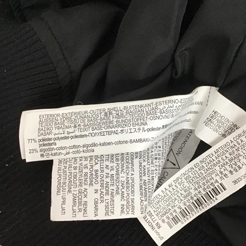 ザラ ZARA ジャケット、上着 ジャンパー、ブルゾン 3833/305/800 フェイクレザー XL ロゴ、文字 X 刺繍 黄 / イエロー / X 黒 / ブラック / メンズ USED 古着 中古 10109142