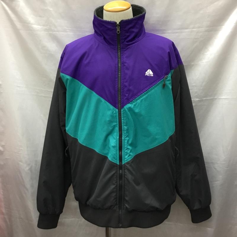 ナイキ エィシージー NIKE ACG ジャケット、上着 ジャンパー、ブルゾン 258828-061 ジップアップジャケット アウター スポーツウェア リバーシブル L ロゴ、文字 マルチカラー / マルチカラー / メンズ USED 古着 中古 10120120