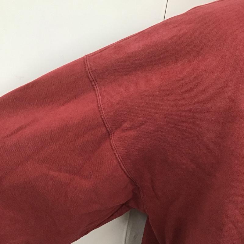 古着 USED トレーナー 長袖 長袖トレーナー スウェット 長袖カットソー クルーネックカットソー L ロゴ、文字 えんじ / ワインレッド / メンズ USED 古着 中古 10107240