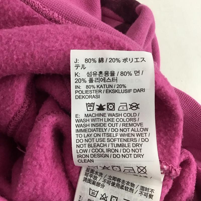 ナイキ NIKE トレーナー 長袖 cj2053-691 総柄スウェット 長袖トレーナー M ロゴ、文字 桃 / ピンク / レディース USED 古着 中古 10142651