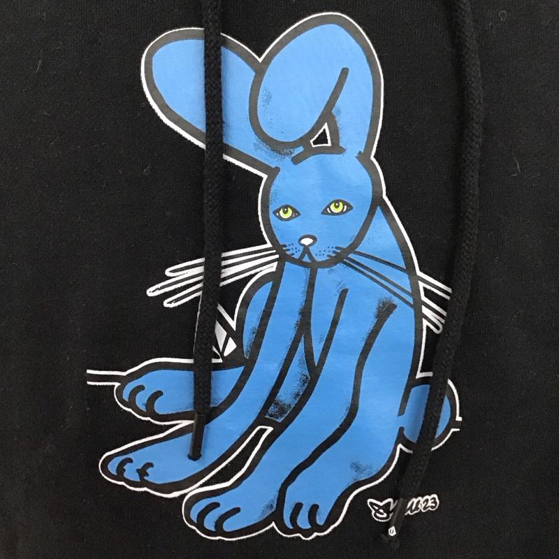 ボルコム VOLCOM パーカー 長袖 長袖パーカー フード付きパーカー プリントスウェット トレーナー L プリント 黒 / ブラック / メンズ USED 古着 中古 10114501