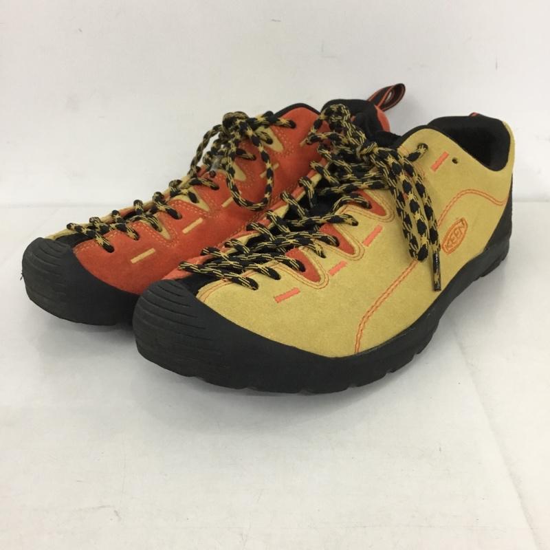 キーン KEEN アウトドアシューズ アウトドアシューズ 1024719 JASPER アウトドアスニーカー 27.5cm 27.5cm ロゴ、文字 橙 / オレンジ / X ベージュ / ベージュ / メンズ USED 古着 中古 10131408