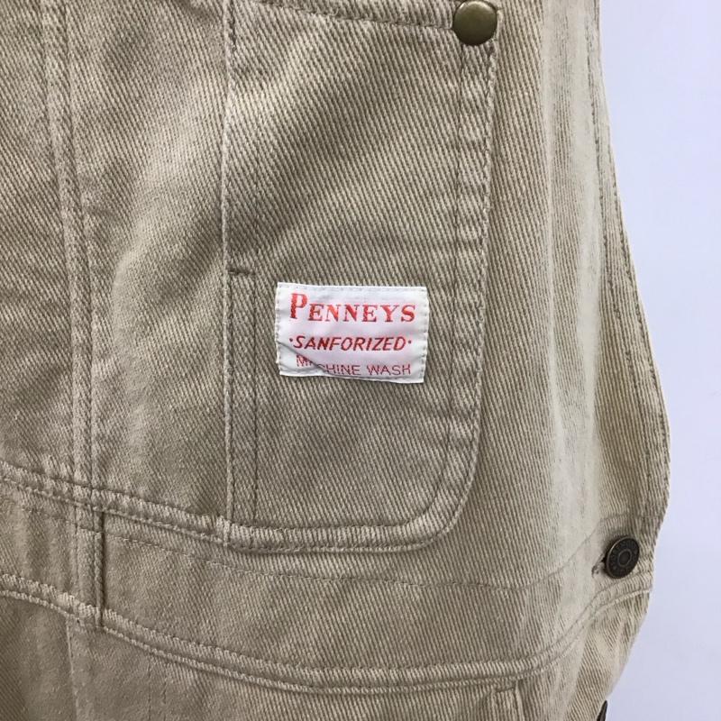 ペニーズ PENNEY S サロペット・オーバーオール サロペット、オーバーオール F19-LG-156 FREAKS STORE別注 ロゴ、文字 ベージュ / ベージュ / レディース USED 古着 中古 10117378