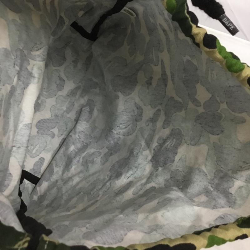 アベイシングエイプ A BATHING APE トートバッグ トートバッグ ABC CAMO CLEAR TOTE BAG クリアバッグ 巾着 プリント 透明 / クリア / メンズ USED 古着 中古 10138499
