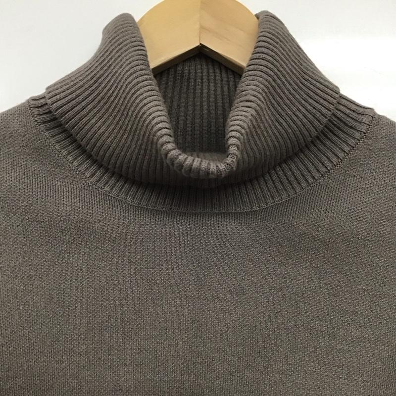ザラ ZARA ニット、セーター 長袖 長袖ニットカットソー タートルネック セーター XL 無地 灰 / グレー / メンズ USED 古着 中古 10133235