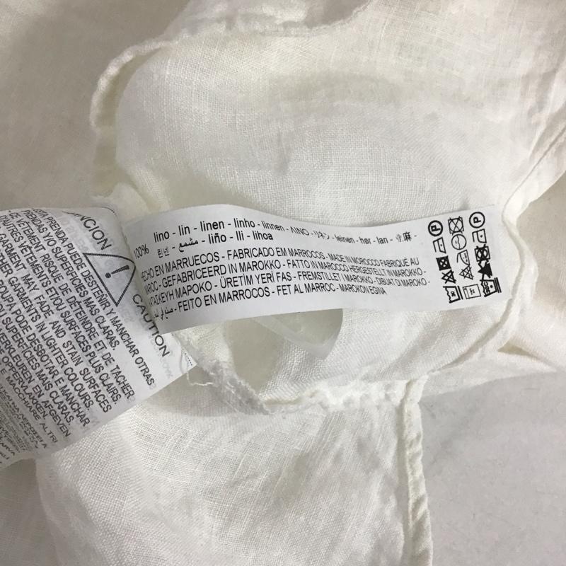 ザラ ZARA シャツ、ブラウス 長袖 S 無地 白 / ホワイト / レディース USED 古着 中古 10150858
