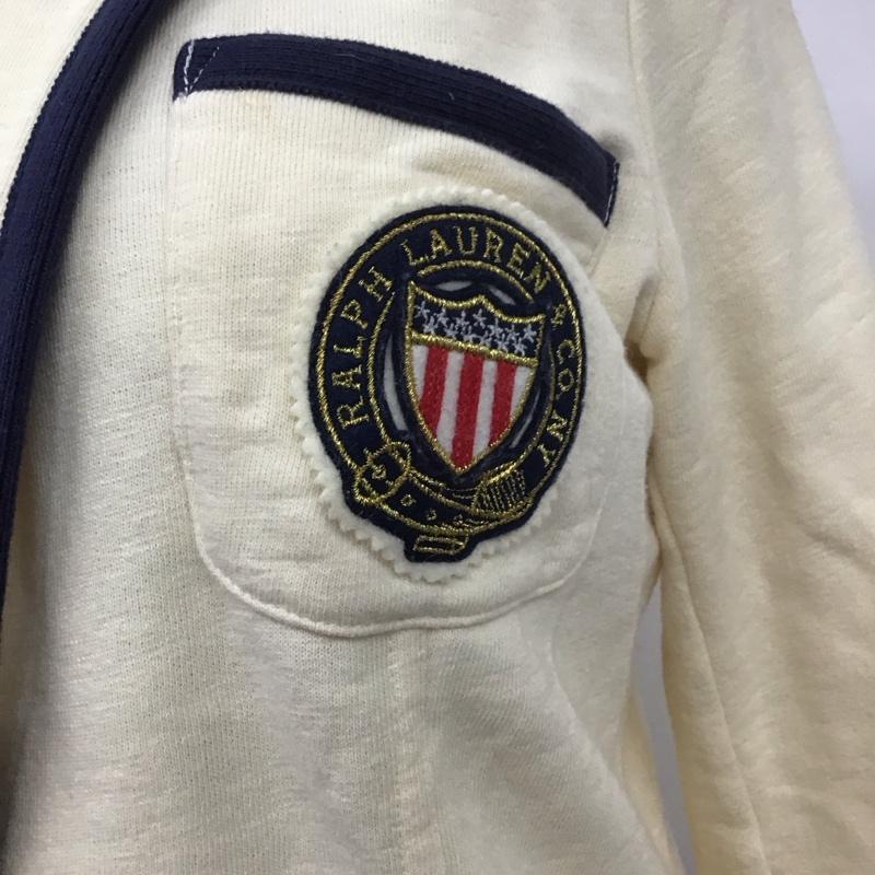ポロジーンズカンパニー POLO JEANS COMPANY ジャケット、上着 ジャケット、ブレザー KK-WJ-KW-2104 スウェット M ワンポイント アイボリー / アイボリー / X 紺 / ネイビー / レディース USED 古着 中古 10113863