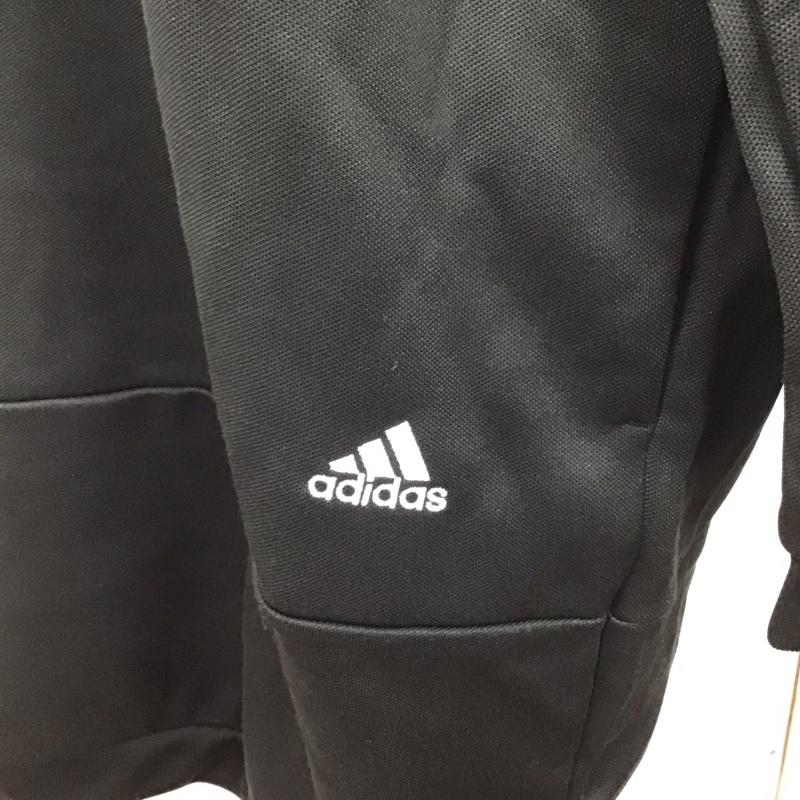アディダス adidas ワンピース ロングスカート dh4139 ブライトピケチュニック スウェットワンピース 長袖ロングワンピース L ロゴ、文字 白 / ホワイト / X 黒 / ブラック / レディース USED 古着 中古 10109229