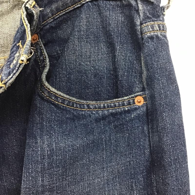 リーバイストラウスアンドコー Levi Strauss & co. パンツ デニム、ジーンズ デニムパンツ ストレートパンツ ワイドパンツ カジュアルパンツ 35インチ 無地 インディゴ / インディゴ /  メンズ USED 古着 中古 10124010