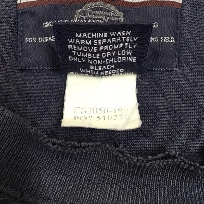 チャンピオン Champion トレーナー 長袖 長袖トレーナー スウェット クルーネック リブスウェットカットソー 古着 XXL ロゴ、文字 紺 / ネイビー / メンズ USED 古着 中古 10114380