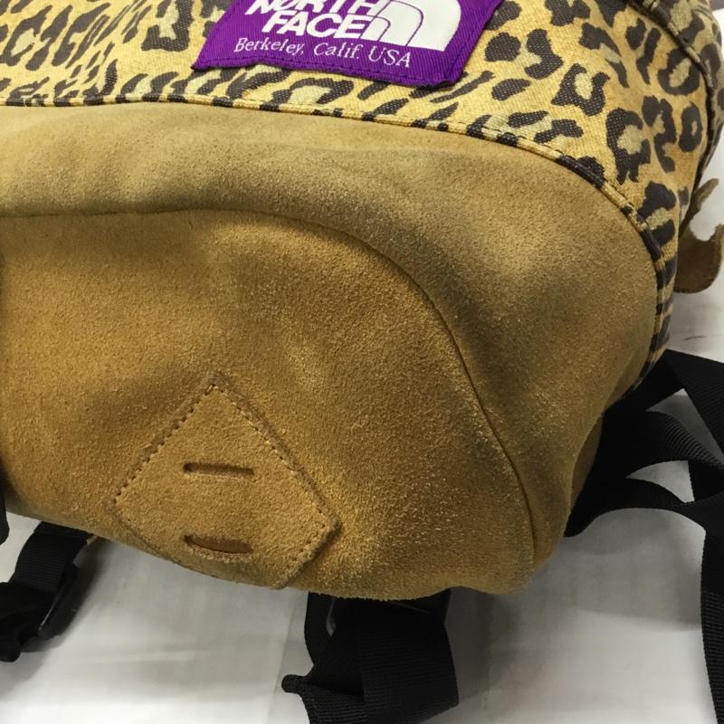 ザ ノースフェイス パープルレーベル THE NORTH FACE PURPLE LABEL リュックサック、デイパック リュックサック、デイバッグ バックパック ヒョウ柄 レオパード NN7352N ロゴ、文字 茶 / ブラウン / メンズ USED 古着 中古 10107611