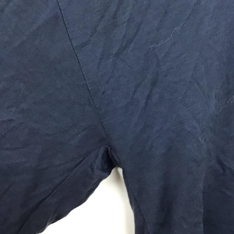 ザラ ZARA カーディガン 半袖 半袖カーディガン 前開き 薄手 M 無地 紺 / ネイビー / レディース USED 古着 中古 10128745
