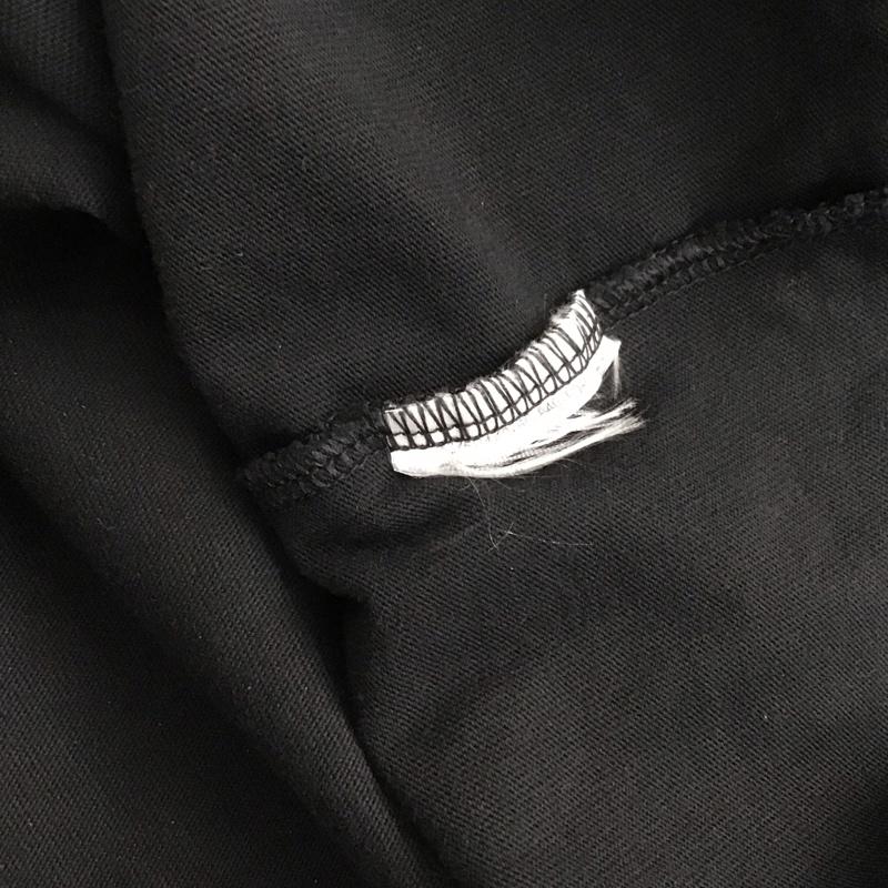 アディダス adidas Tシャツ 長袖 長袖Tシャツ プリントTシャツ 長袖カットソー ロゴ、文字 黒 / ブラック / メンズ USED 古着 中古 10140135