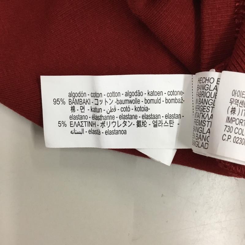 ザラ ZARA カットソー 長袖 4174/860/641 M 無地 赤 / レッド / レディース USED 古着 中古 10121970