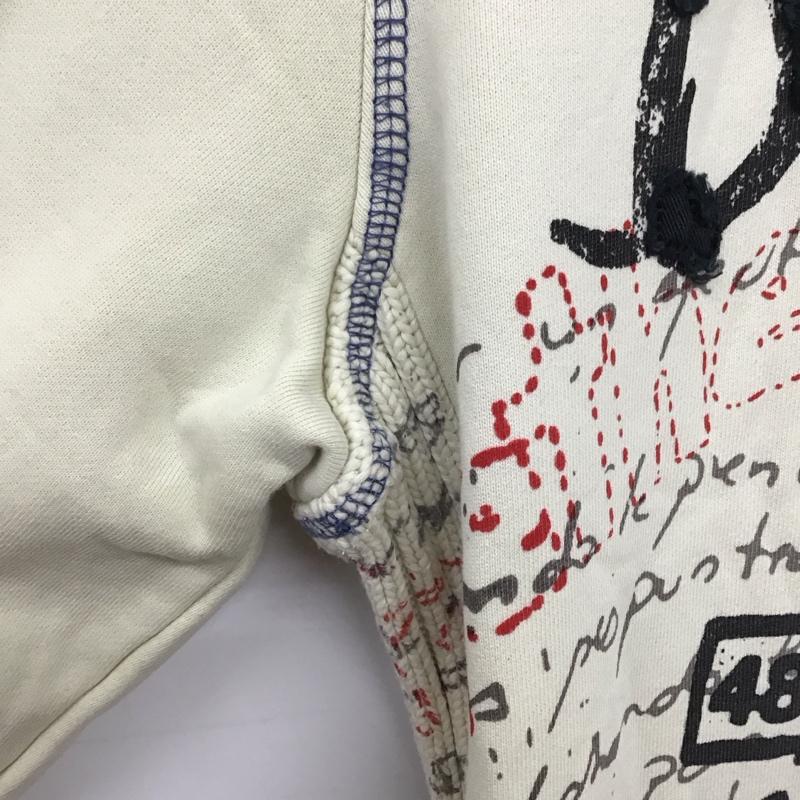 デシグアル Desigual パーカー 長袖 長袖パーカー ジップアップパーカー プリントスウェット M プリント マルチカラー / マルチカラー / メンズ USED 古着 中古 10132383