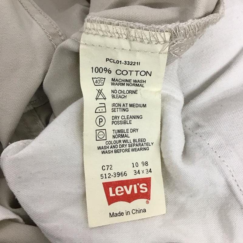 リーバイス Levi s パンツ デニム、ジーンズ 34インチ 無地 ベージュ / ベージュ /  メンズ USED 古着 中古 10123343