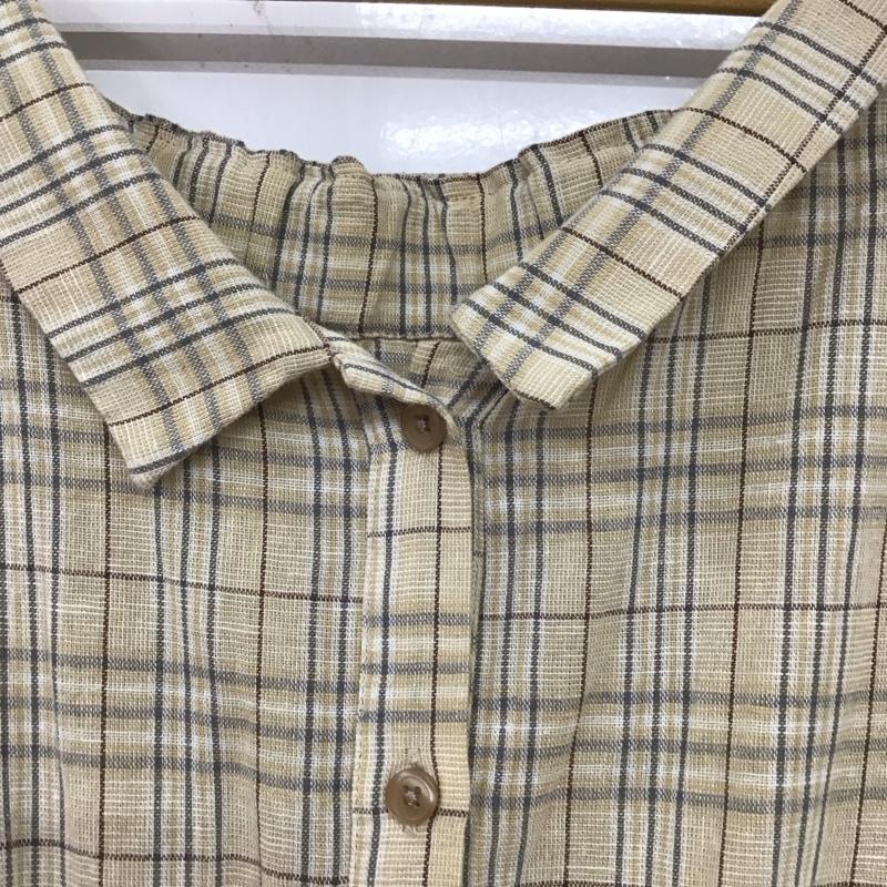 マジェスティックレゴン MAJESTIC LEGON ワンピース ロングスカート ロングワンピース ノースリーブワンピース フレアスカート M チェック マルチカラー / マルチカラー / レディース USED 古着 中古 10134160