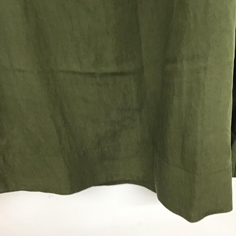 ギャップ GAP スカート ロングスカート M 無地 カーキ / カーキ / レディース USED 古着 中古 10134226