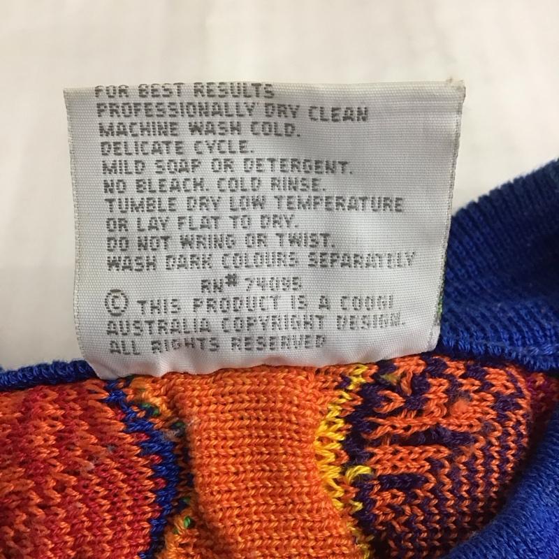 クージ COOGI ニット、セーター 長袖 長袖 総柄 マルチカラー / マルチカラー / メンズ USED 古着 中古 10110803