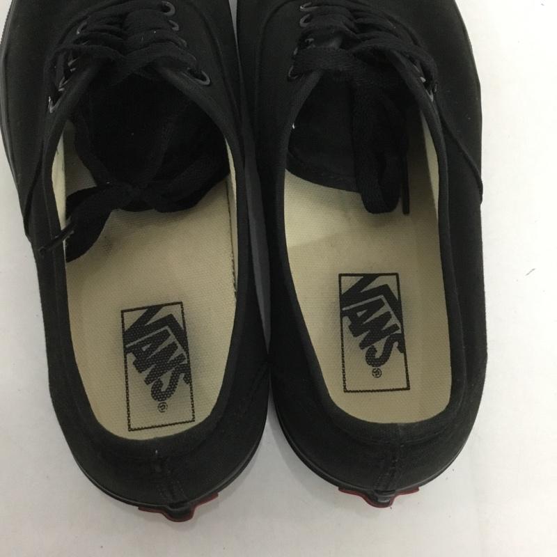 バンズ VANS スニーカー スニーカー 721356 AUTHENTIC 26.5cm 26.5cm ロゴ、文字 黒 / ブラック / メンズ USED 古着 中古 10130771