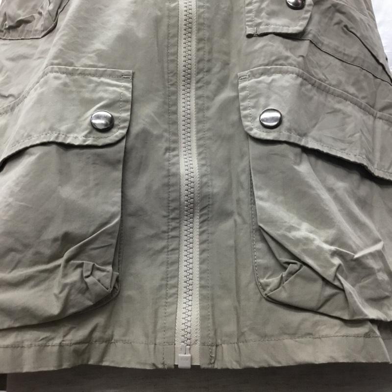 ニコアンド niko and... ベスト ベスト ジップアップベスト ノースリーブカットソー 4 無地 ベージュ / ベージュ / メンズ USED 古着 中古 10122394