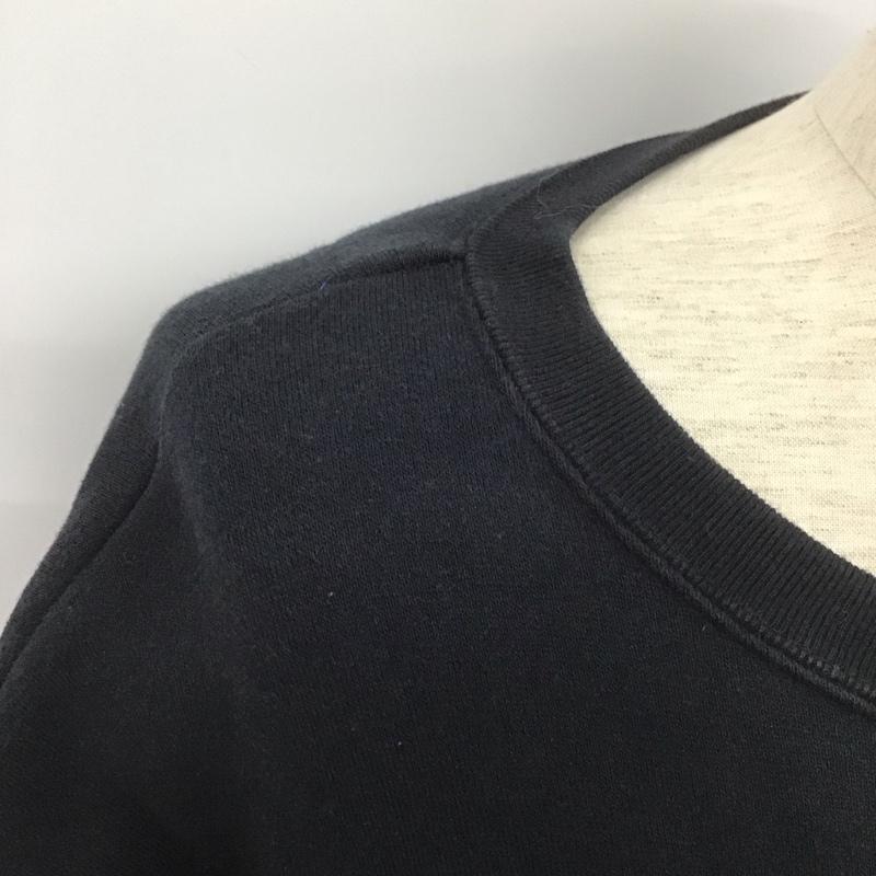 アベイシングエイプ A BATHING APE トレーナー 長袖 スウェット 裏起毛 ポケット付き XXL ロゴ、文字 黒 / ブラック / X 黄 / イエロー / メンズ USED 古着 中古 10107426