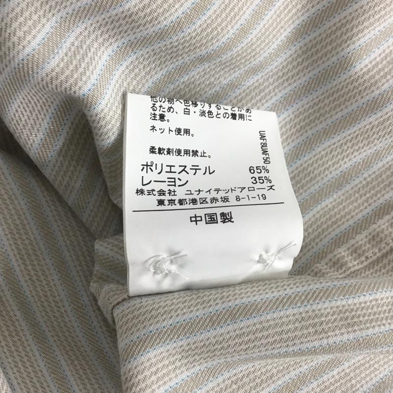 グリーンレーベルリラクシング green label relaxing シャツ、ブラウス 長袖 3211-166-2945 長袖シャツ ノーカラーシャツ ストライプシャツ XL ストライプ マルチカラー / マルチカラー / メンズ USED 古着 中古 10139006