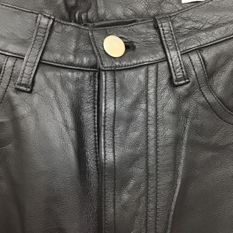 レイカズン Ray Cassin ボトムス ボトムス 192-33001 レザーパンツ 牛革 M 無地 黒 / ブラック / レディース USED 古着 中古 10138628